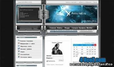 HTML шаблон. HTML + FLASH шаблон Aviru