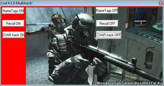 CoD4 v1.0 Multihack *FIXED*