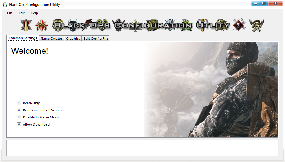[CoD7] Black Ops Configuration Utility