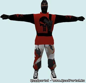 artic reskin (red and black)