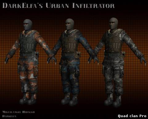 Скин для Arctic -Urban Infiltrator