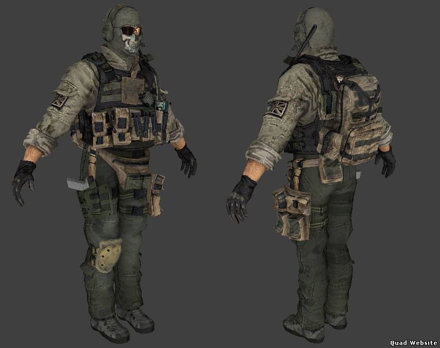 Ghost from Modern Warfare 2 [скин для админа]